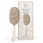 Flawless Hair® Self-Cleaning Brush